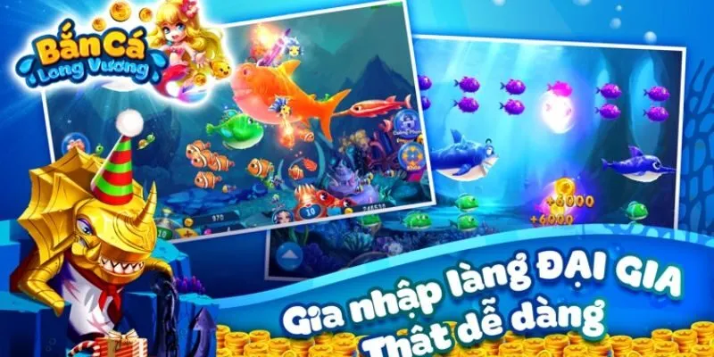Trang web của game bắn cá long vương được thiết kế hiện đại